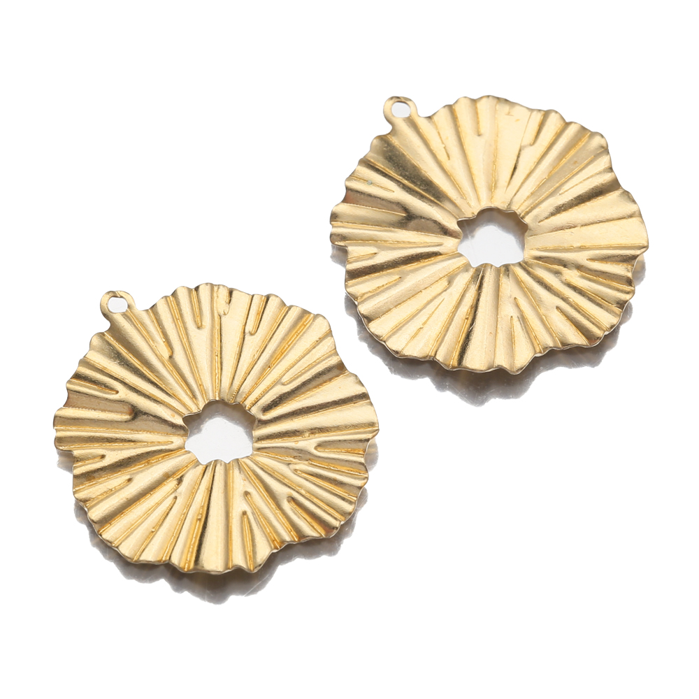 20pcs/Lot Brass Sun Flowers Ch - Ethnic Fashion Jewellery ulasan dan harga