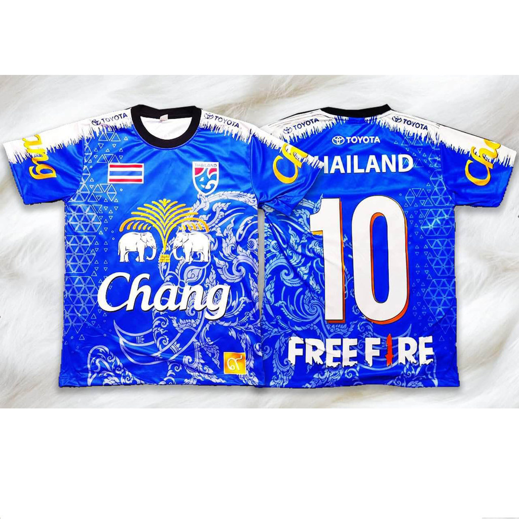 Thailand Football Jersey Numbe - Thai Silk Blouse ulasan dan harga