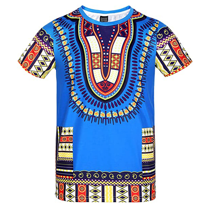 Summer Harajuku 3D Print Afric - Kids Ethnic Fashion ulasan dan harga