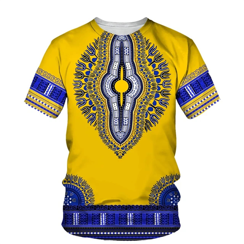 Summer Harajuku 3D Print Afric - Kids Ethnic Fashion ulasan dan harga