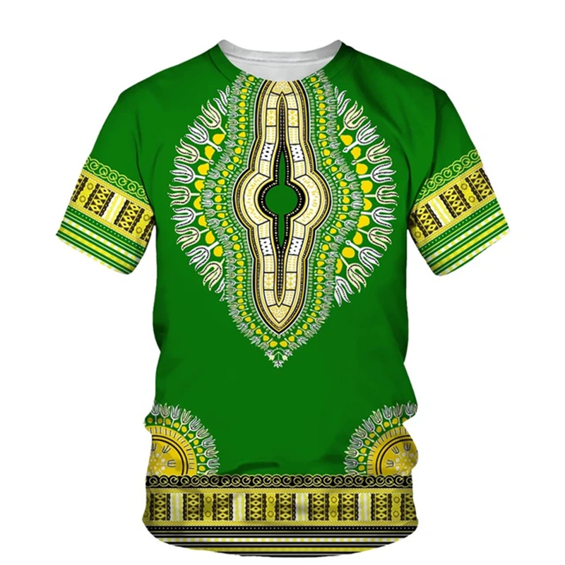 Summer Harajuku 3D Print Afric - Kids Ethnic Fashion ulasan dan harga