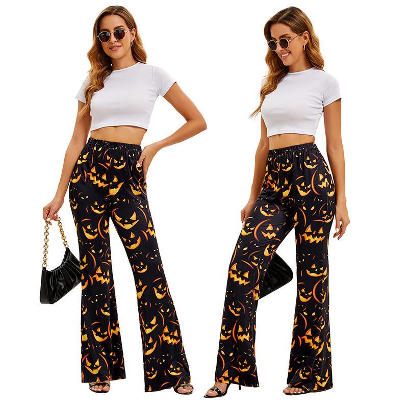 Halloween Bat Pumpkin Print Wo - Ethnic Wear Fashion Brand ulasan dan harga