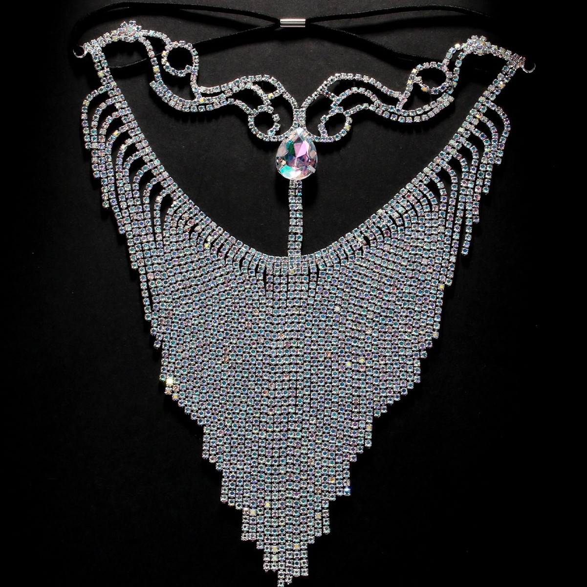 Exotic Boho Tassel Face Chain  - Ethnic Fashion Jewellery ulasan dan harga