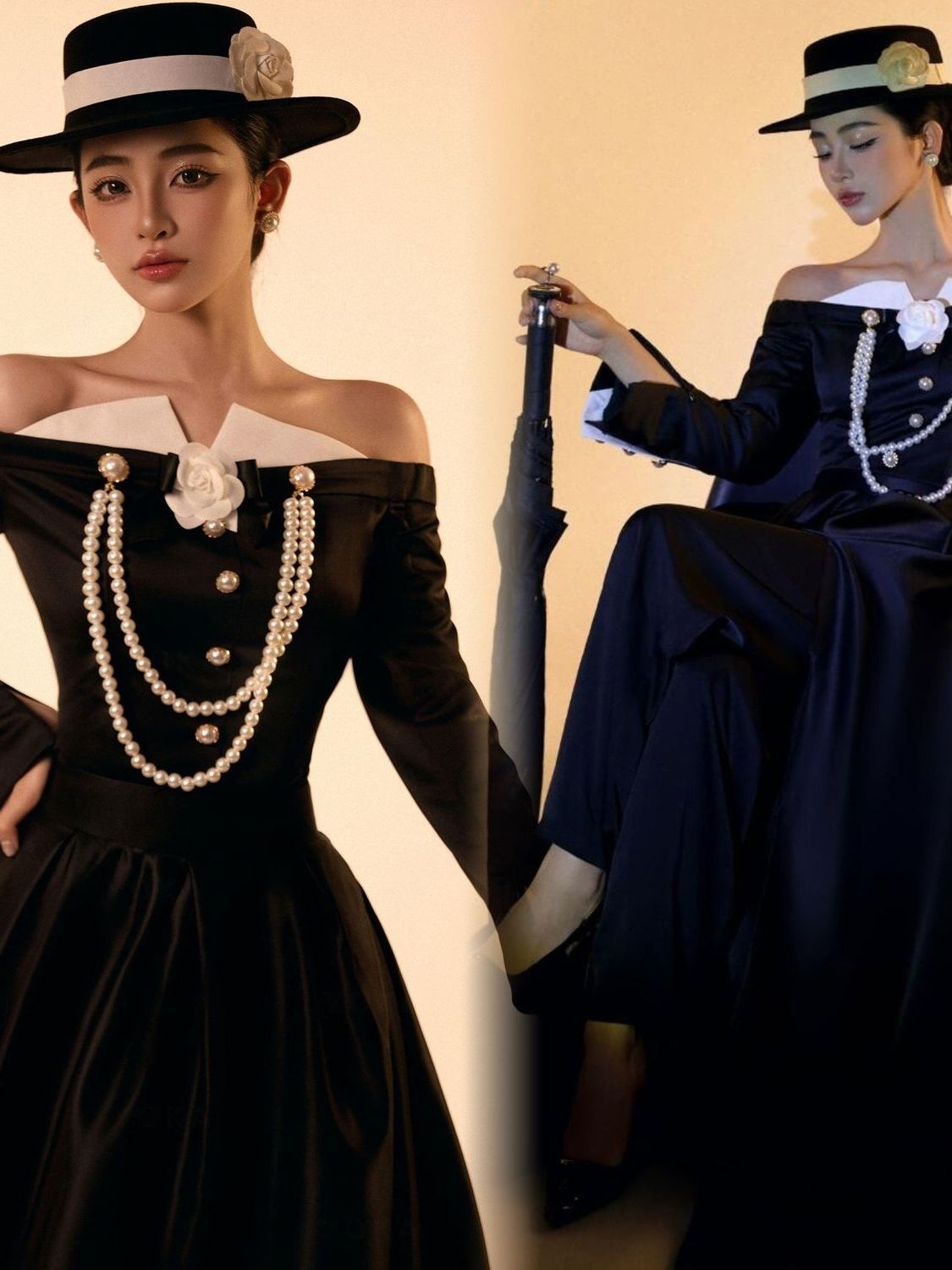 Black Hepburn Vintage Wedding  - Ethnic Fashion Studio ulasan dan harga