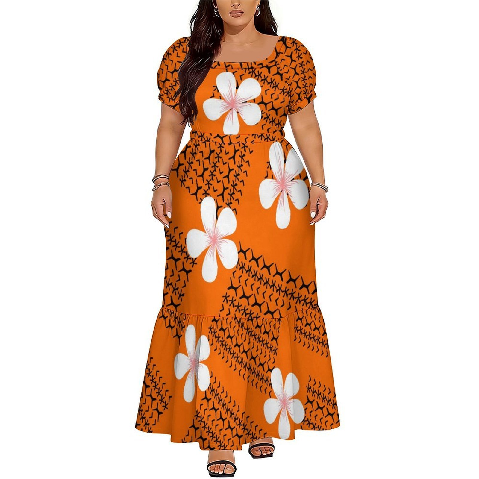 Polynesian Island Long Dress S - Ethnic Clothing & Online Fashion Store Khaadi Uk ulasan dan harga